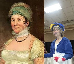 Image of Dolley Madison and Barbara Kay as Dolley Madison