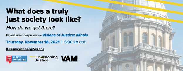 Visions of Justice Illinois promotional banner