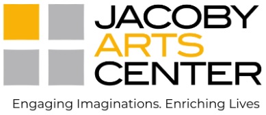 Jacoby Arts Center logo with tag line