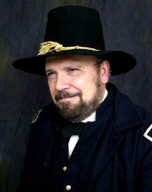 Dan Haughey dressed as Ulysses S Grant