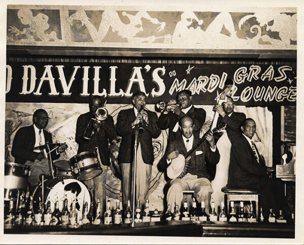 Archival photo of Jazz Band in New Orleans, LA